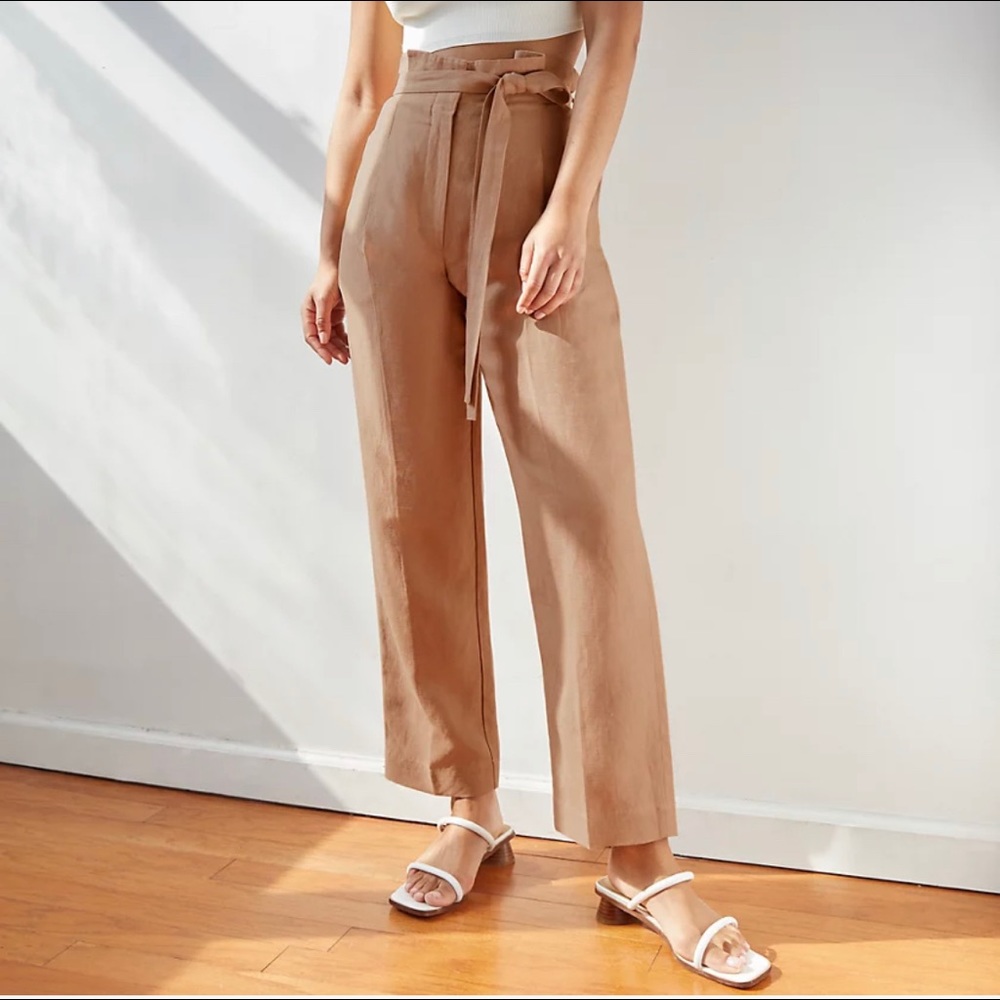 Aritzia Wilfred linen proposal pant